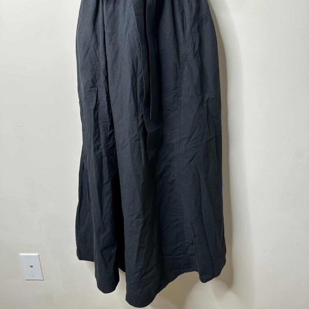 Madewell Brooke One Shoulder Ruffle Midi Dress Black Size 2 NEW - Picture 4 of 9